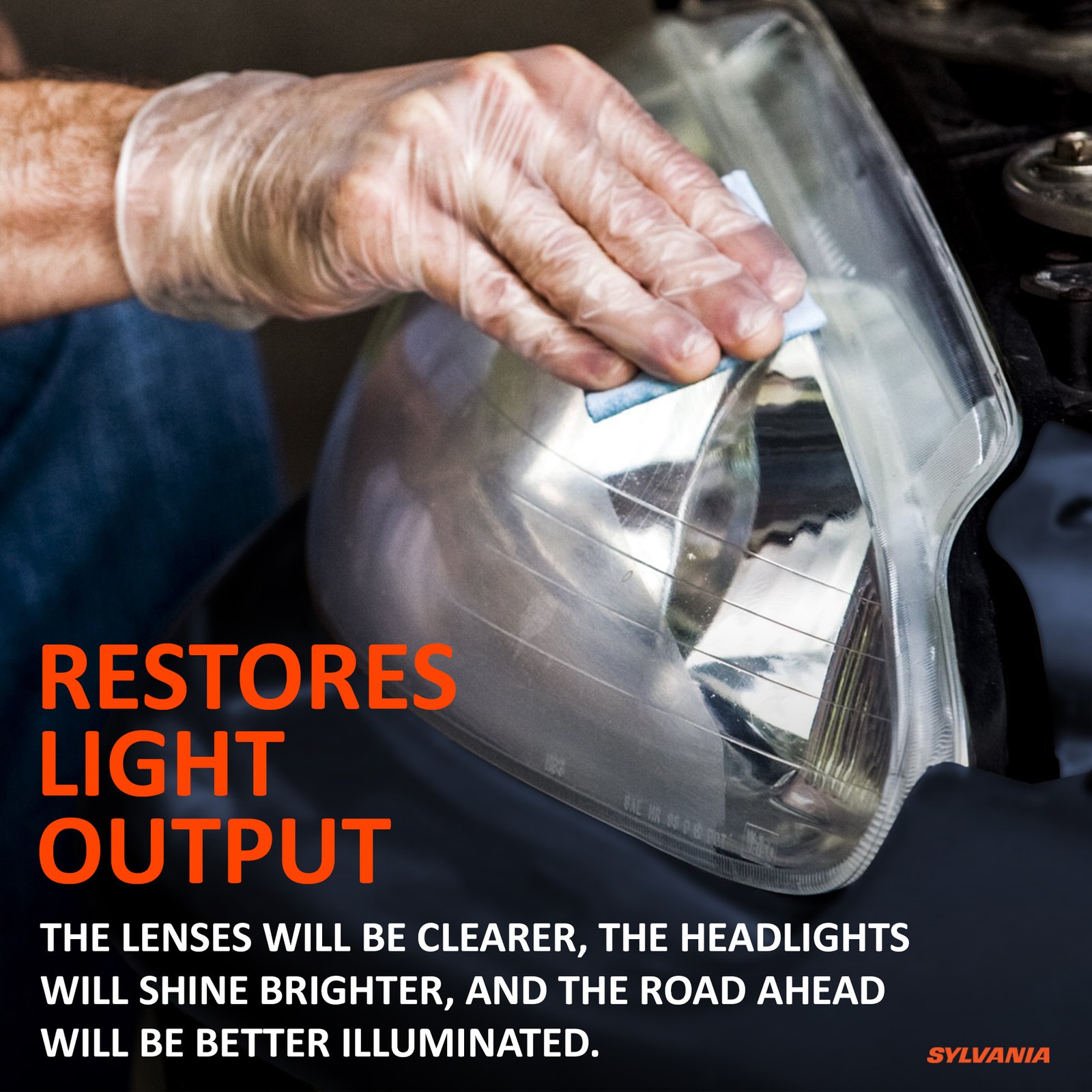 Sylvania Headlight Restoration Kit - Long-Lasting Headlight Repair Kit | LED