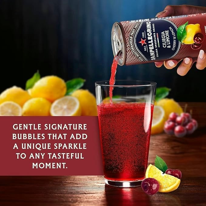 San Pellegrino Sparkling Fruit Drink Variety 12 Pack 11.15oz 6 Flavors