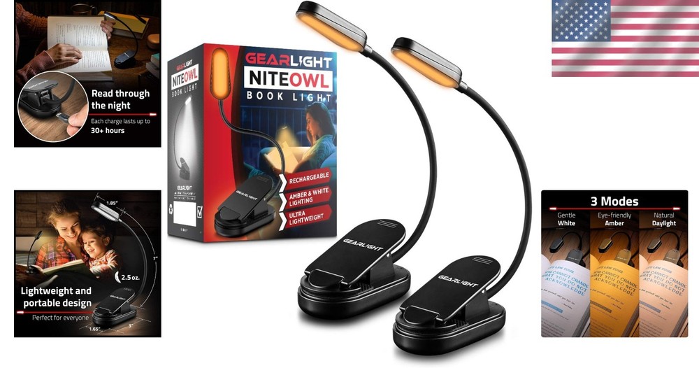Hands-Free Reading Light - Adjustable Brightness