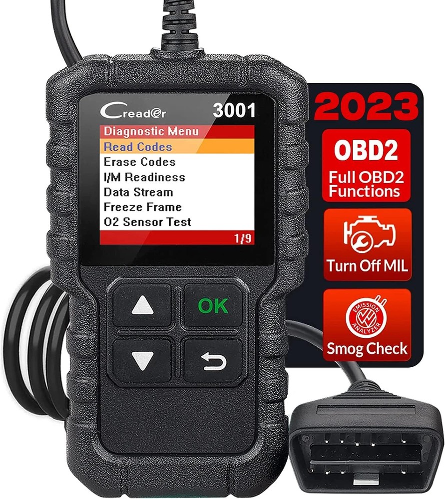 Creader 3001 Obd2 Escaner, Lector De Codigos De Falla Del Motor Modo 6 Diagn...