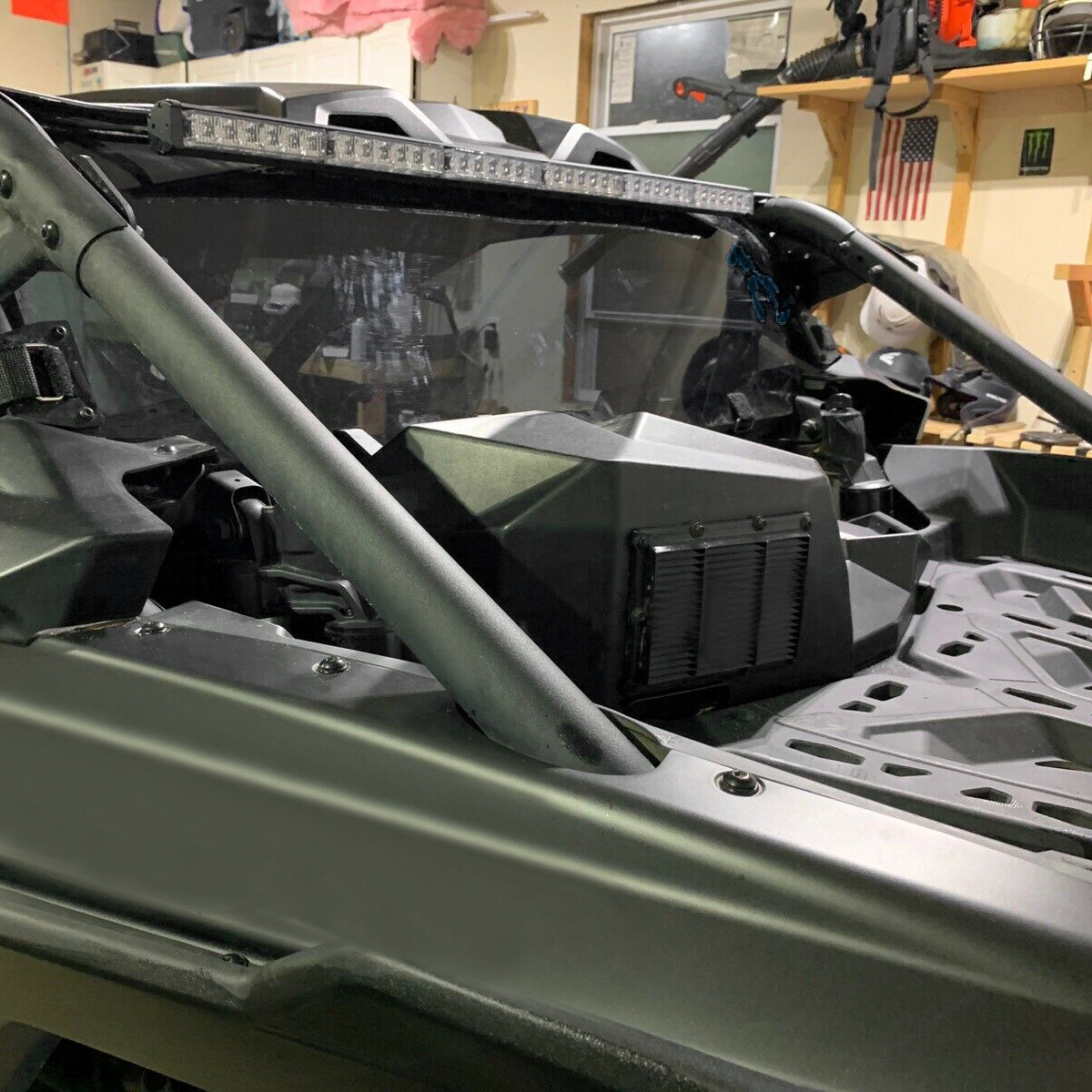 For Can Am Maverick X3 Rear Windshield Window Panel Dark Tinted Tint