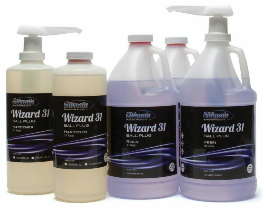 Ultimate Bowling Wizard 31 Epoxy Ball Plug Kit 2 Gallons