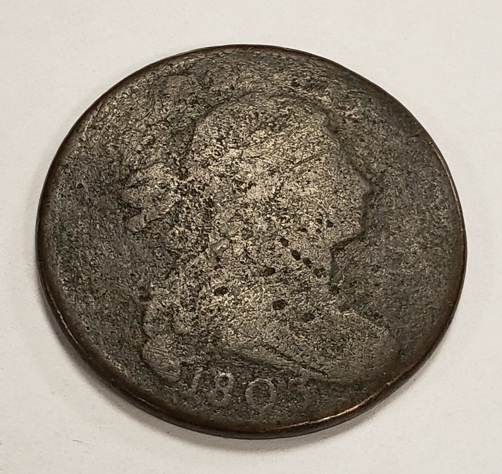 1803 1c Draped Bust Large Cent - Full Date - SKU-Y3680