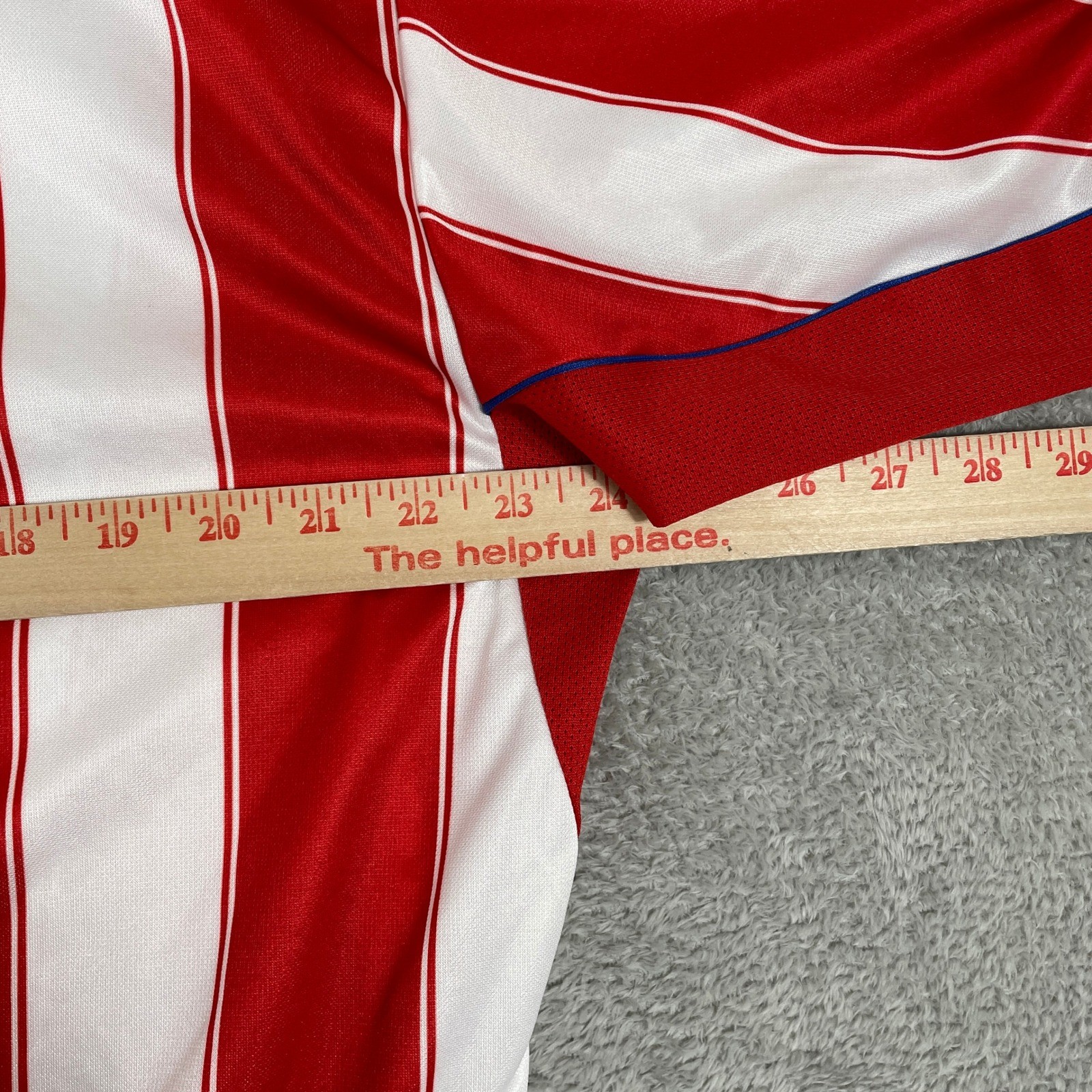 Vintage Nike Atletico Madrid Jersey Mens 2XL Red Barbosa Soccer Y2K 2004–05 Kit