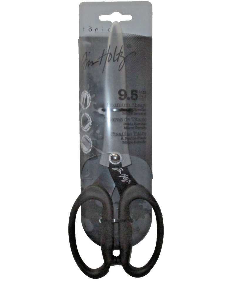 Tim Holtz 9.5 Inch Titanium Shears Scissors Tonic Studios