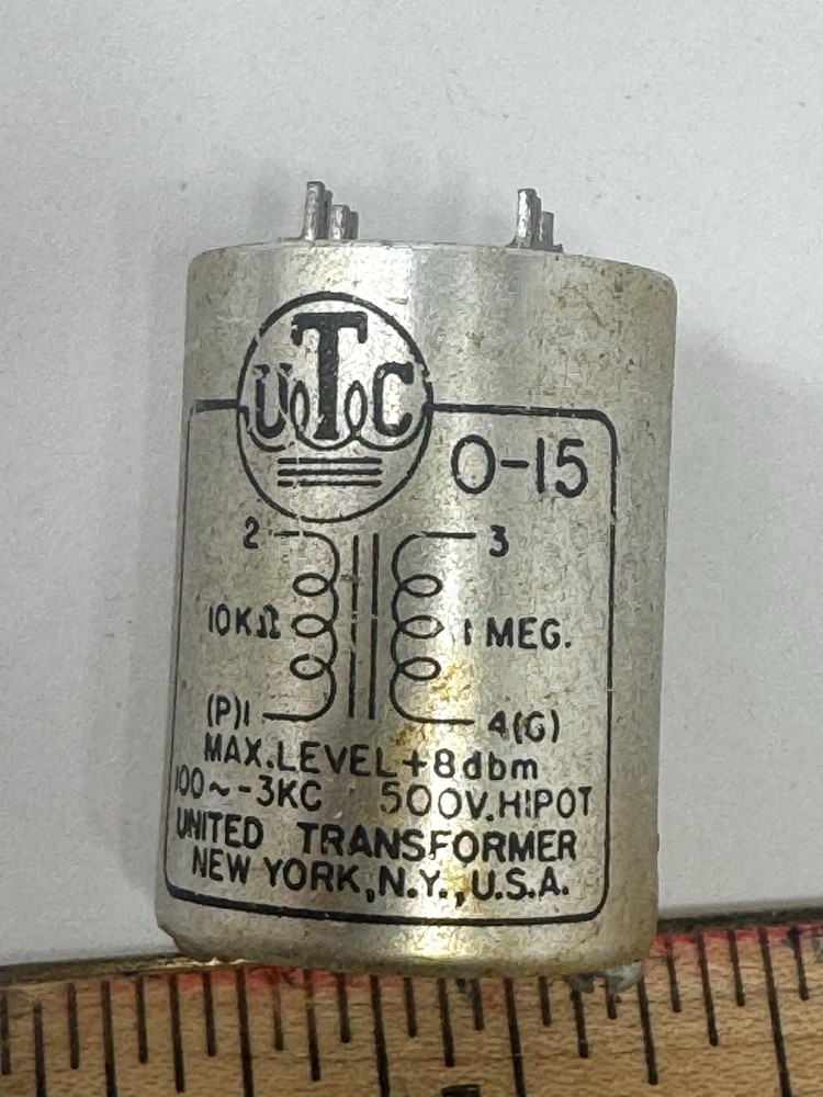 UTC Ouncer O-15 Audio Transformer