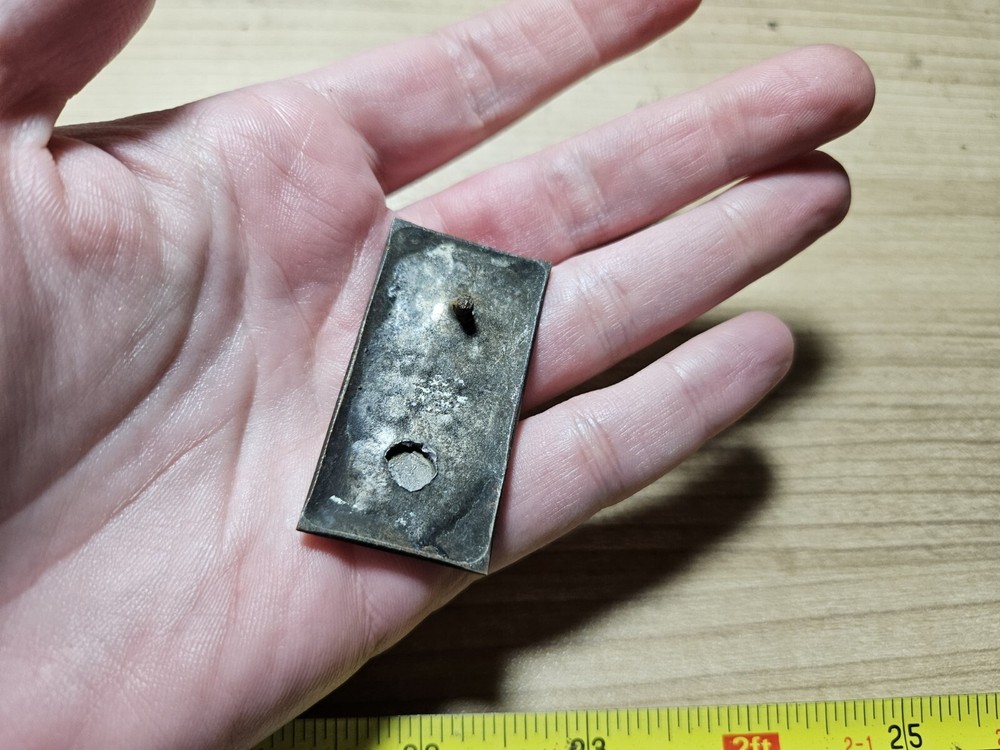 Vintage Bronze 74 Tag OLD Antique
