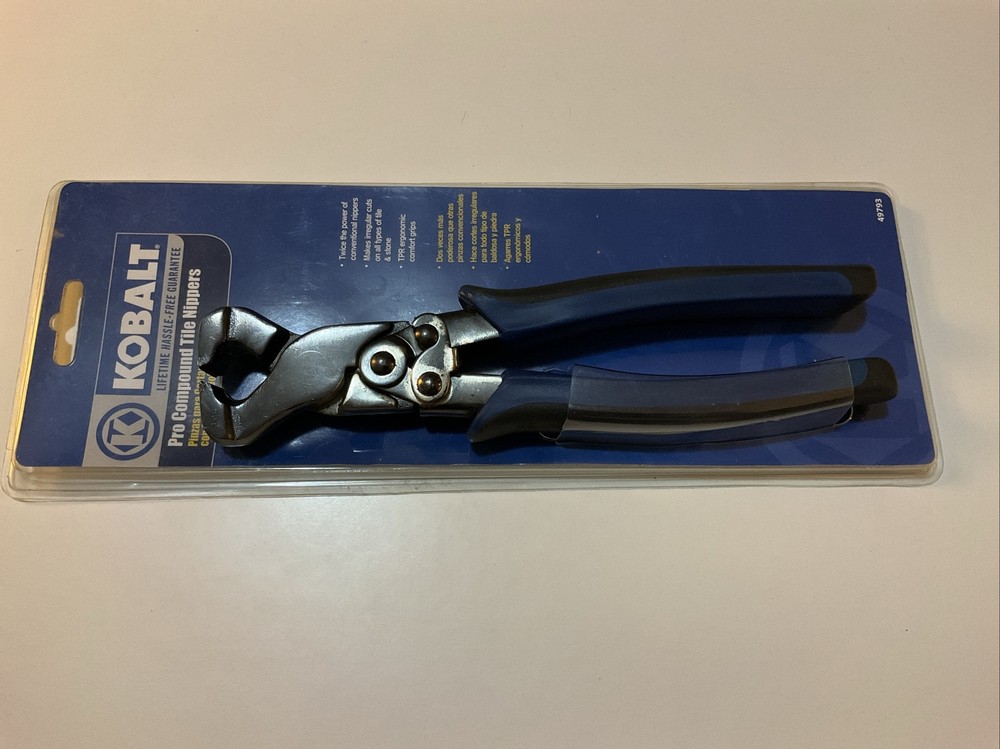 Kobalt Pro Compound Tile Nippers 49793