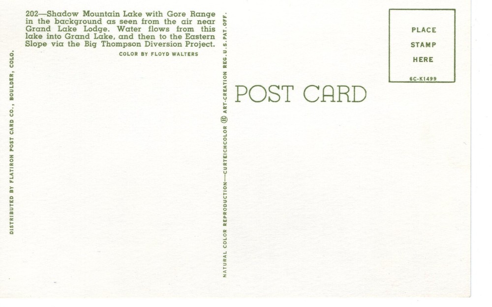 SHADOW MOUNTAIN LAKE, CO - PC3776