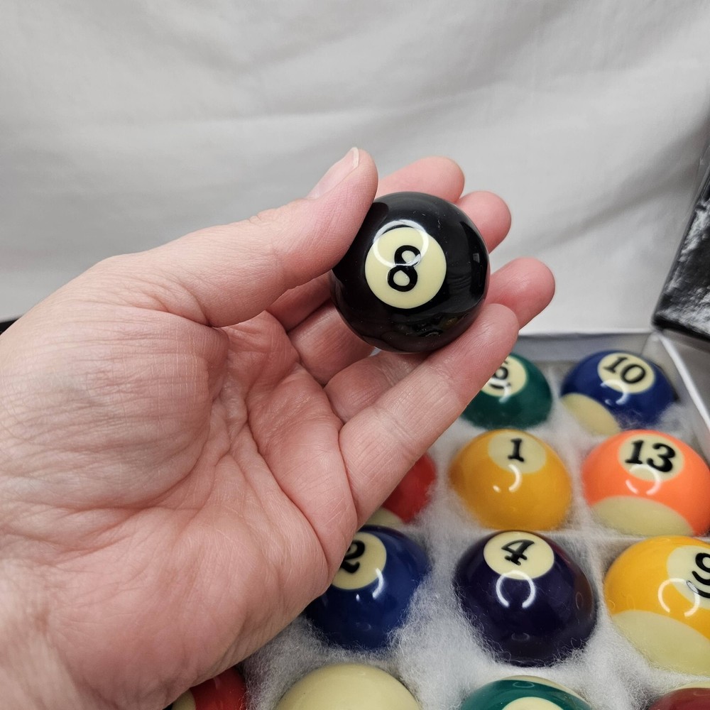 Mini Pool Balls And Triangle