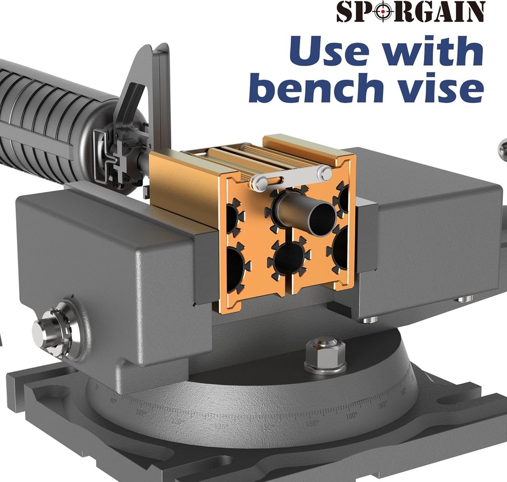 Universal Clamp Collets Barrel with 4 Openings, Constructed from Silver