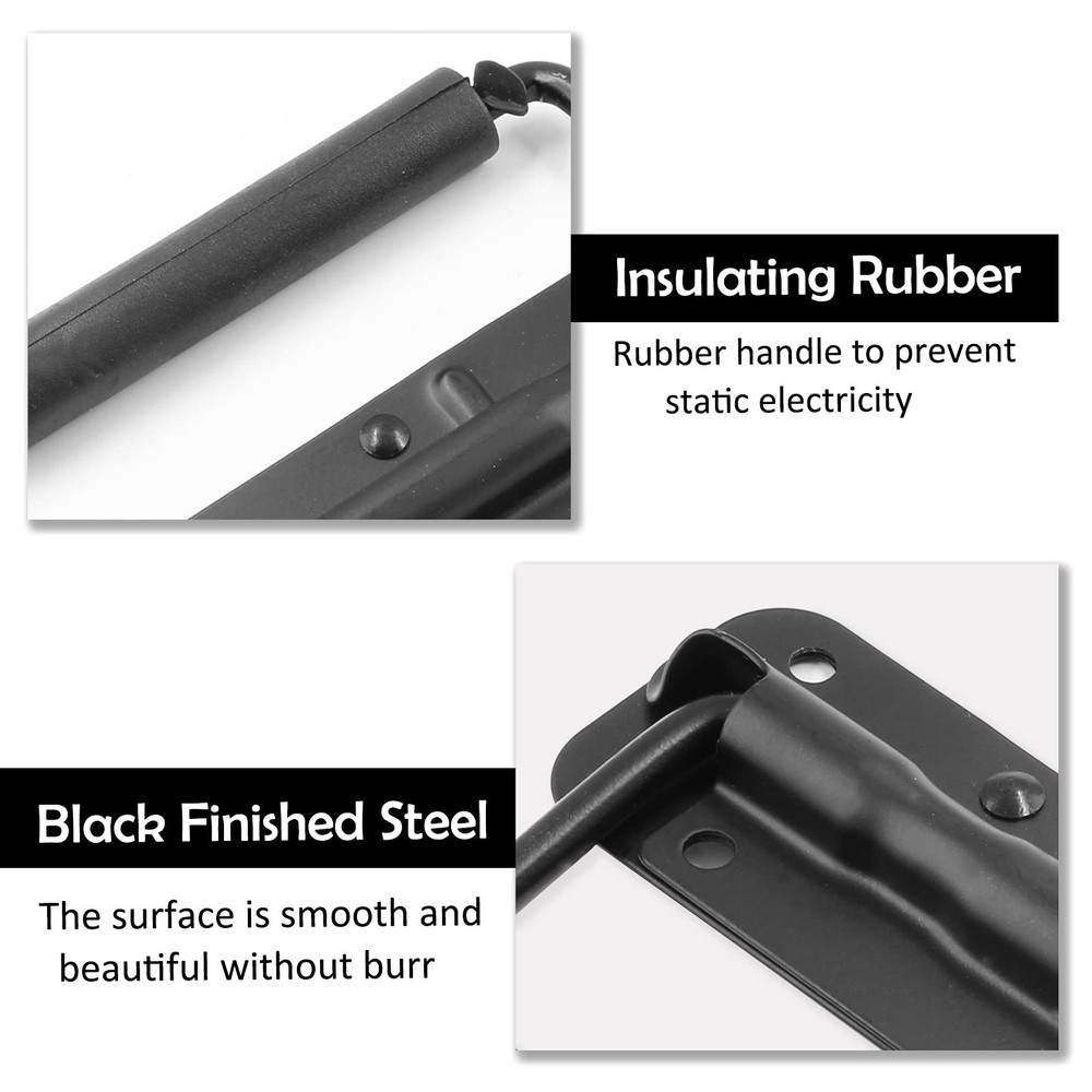 Bonsicoky 2Pcs Surface Mount Spring Loaded Speaker Case Handles, 5.47