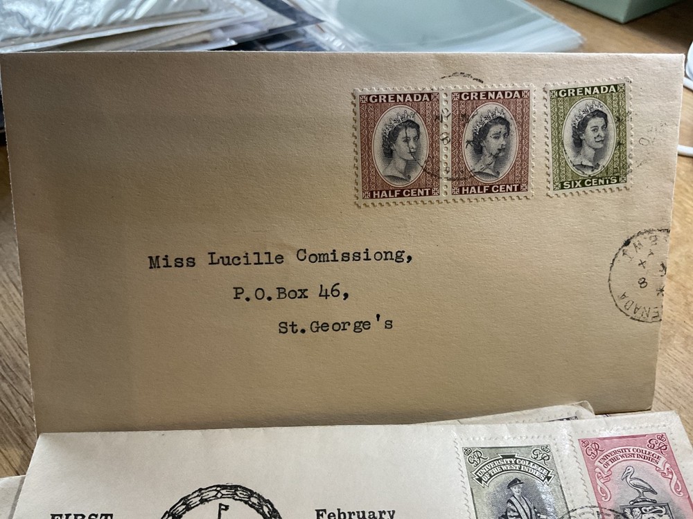 Grenada five stamp covers B3178