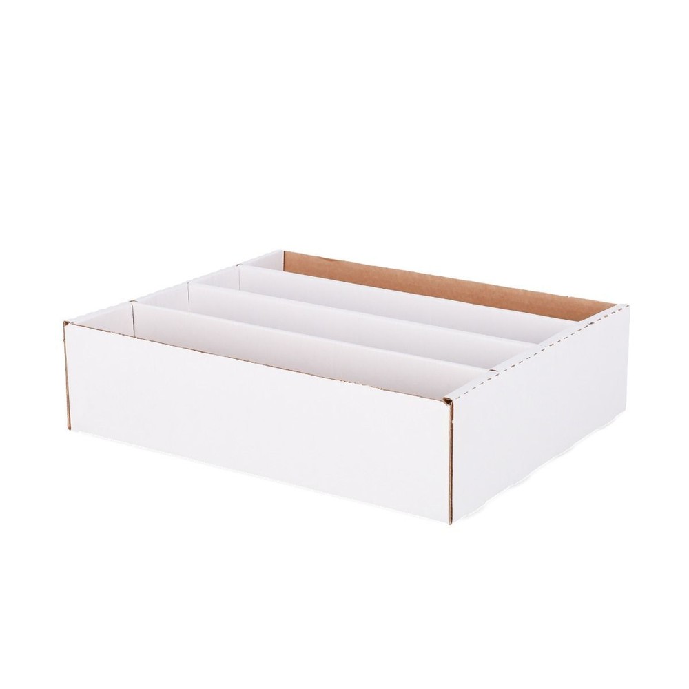 4 BCW 3200 Count Card Storage Boxes with Full Lid