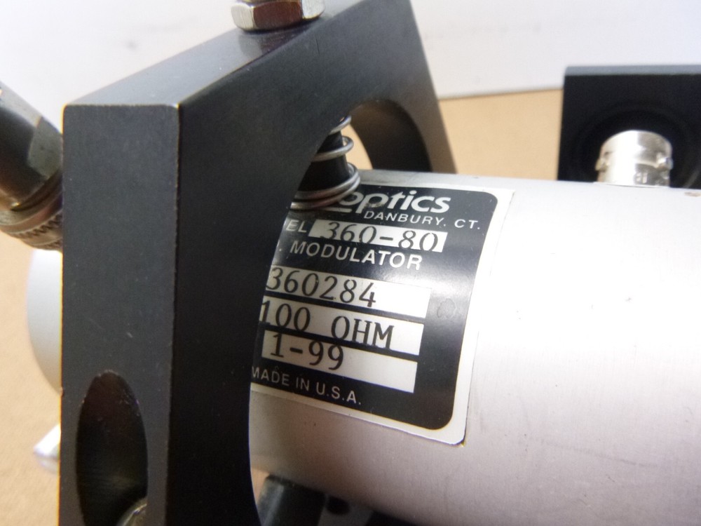ConOptics 360-80 Electro-Optic E.O. Modulator 100 ohms, Mount, Cable