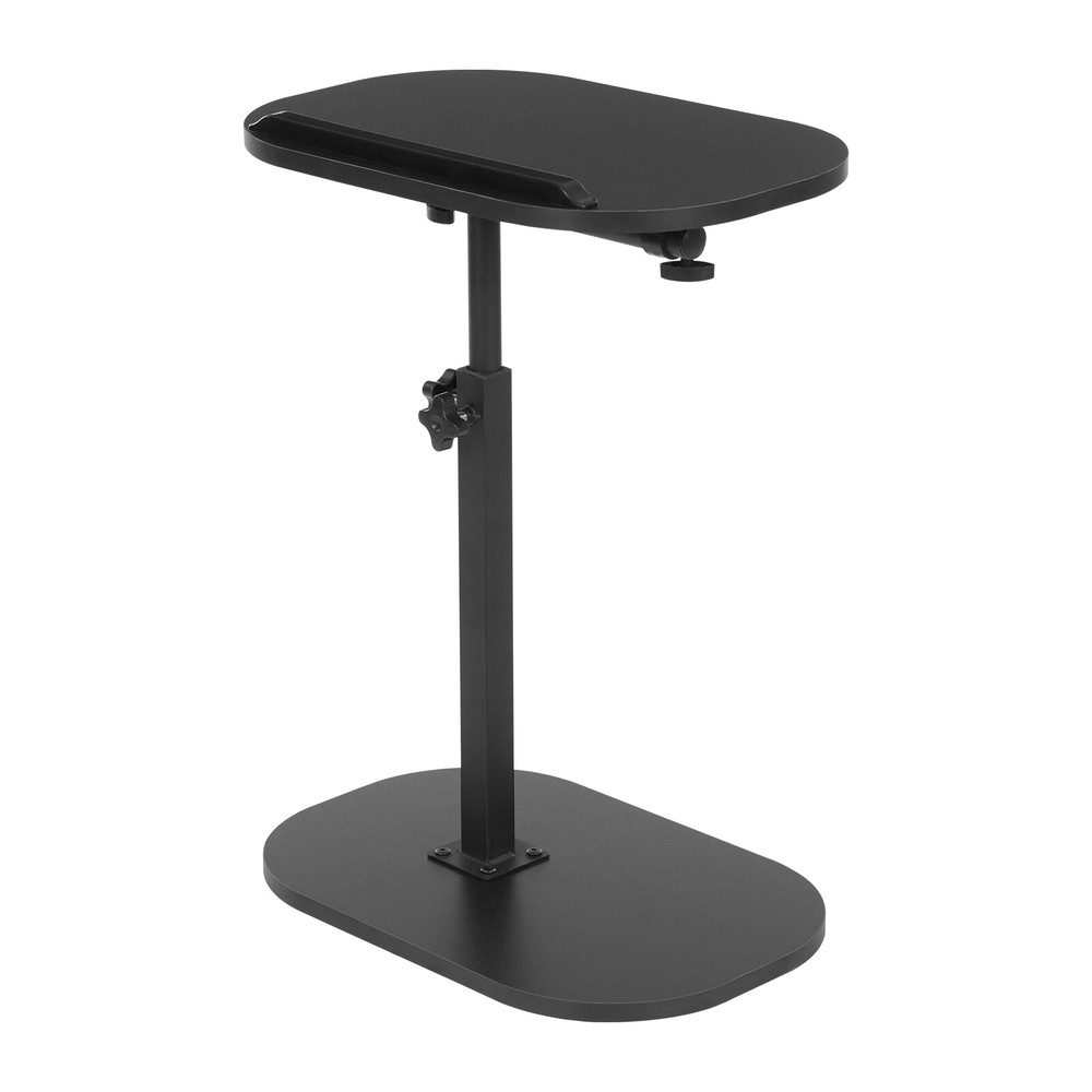 C Shaped End Table, Small Side Table for Couch, Sofa Table for Living Room