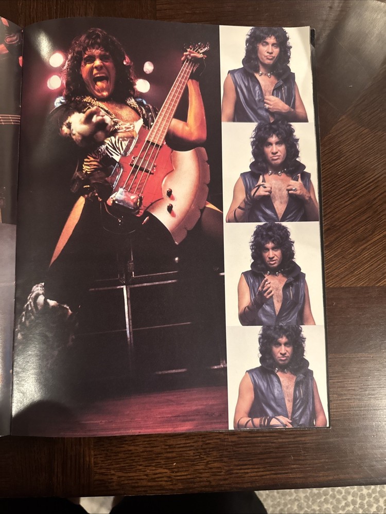 KISS Rare Animalize World Tour 1984-1985 Concert Program Mark St John Eric Carr