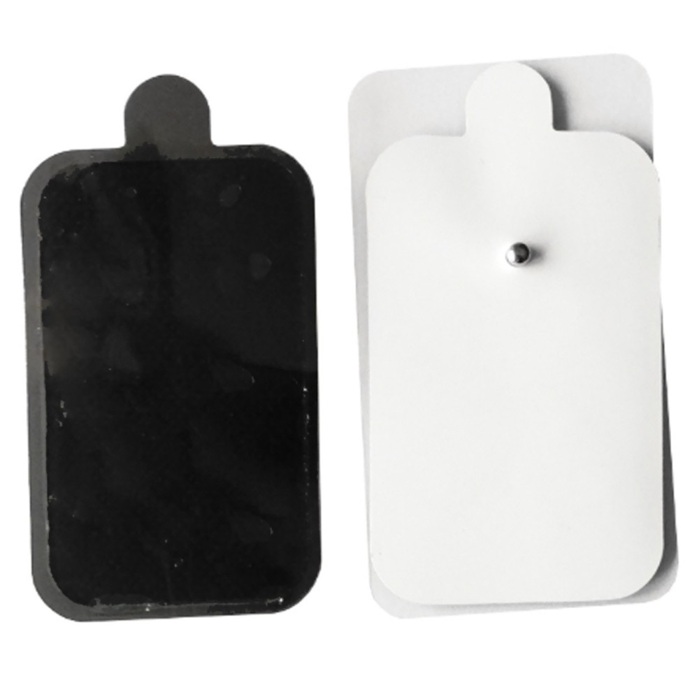 2Pcs Snap On Electrode Pads for Tens Unit Pulse Massager Therapy Machine/