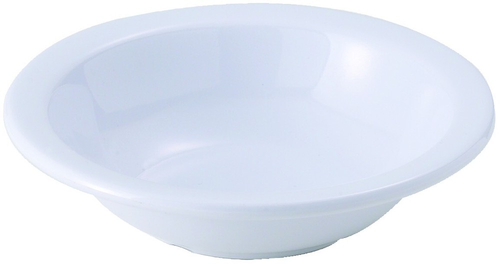 10oz Melamine Grapefruit Bowls, White (8 Dozen)