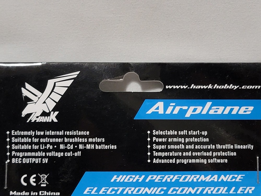 NEW Hawk Hobby RC Airplane 60a 5.5v 5a SBEC Electronic Brushless Controller