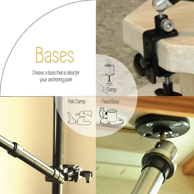 ZMC Adjustable iPad Stand Tablet Mount Camera Arm