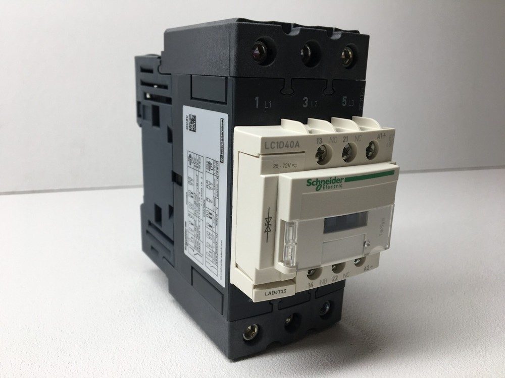 New! Scheider Electric LC1D40AED Contactor (#60313)