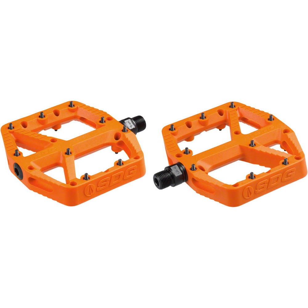 SDG Composite Platform Pedals 9/16" Orange