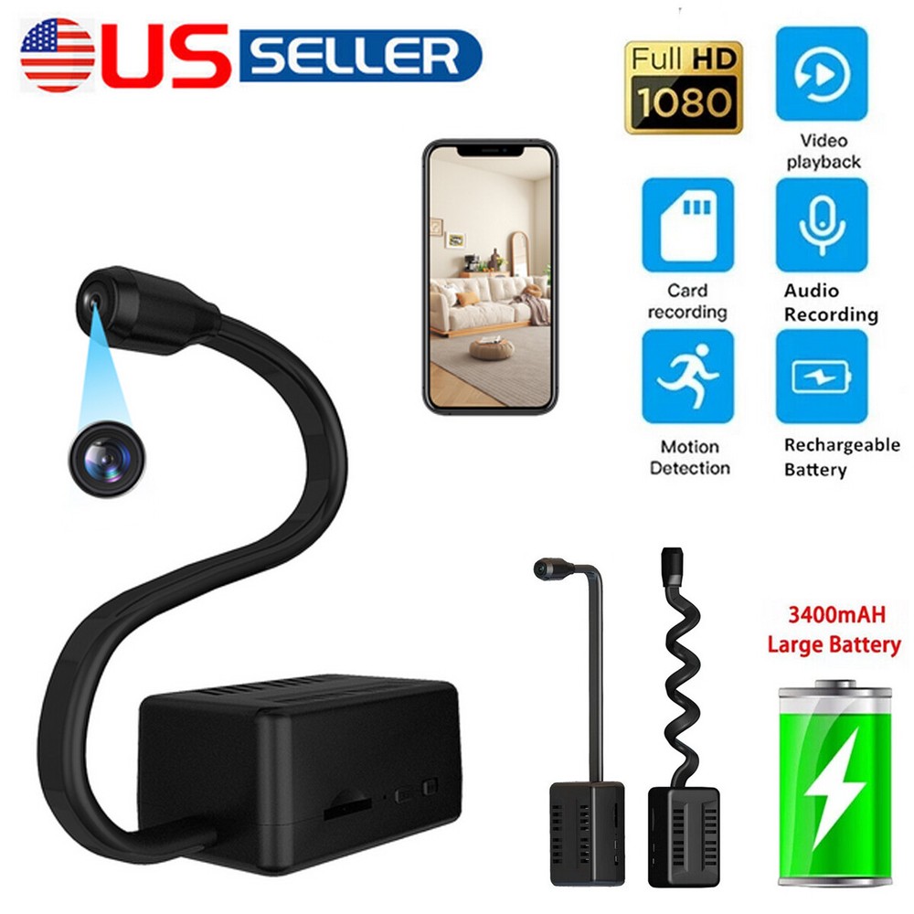 Mini HD1080P WIFI Security Small DIY Camera Pinhole DVR Wireless Motion Sensor