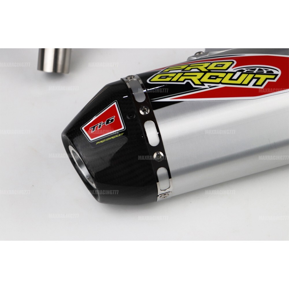 EXHAUST MUFFLER RACING CARBON PIPE FULL SYSTEM FIT FOR KAWASAKI KLX110 KLX110L