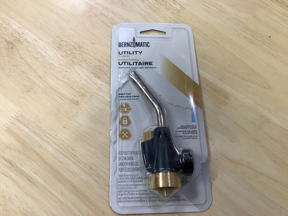 Bernzomatic WT2301 Trigger Start Propane Utility Torch Adjustable Flame