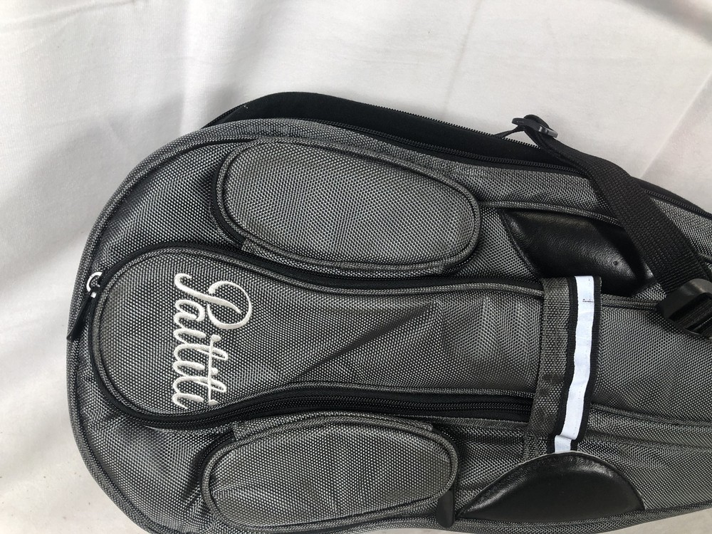 PAITITI Triangular Full Size Violin Soft Bag Lightweight Backpackble Grey Color