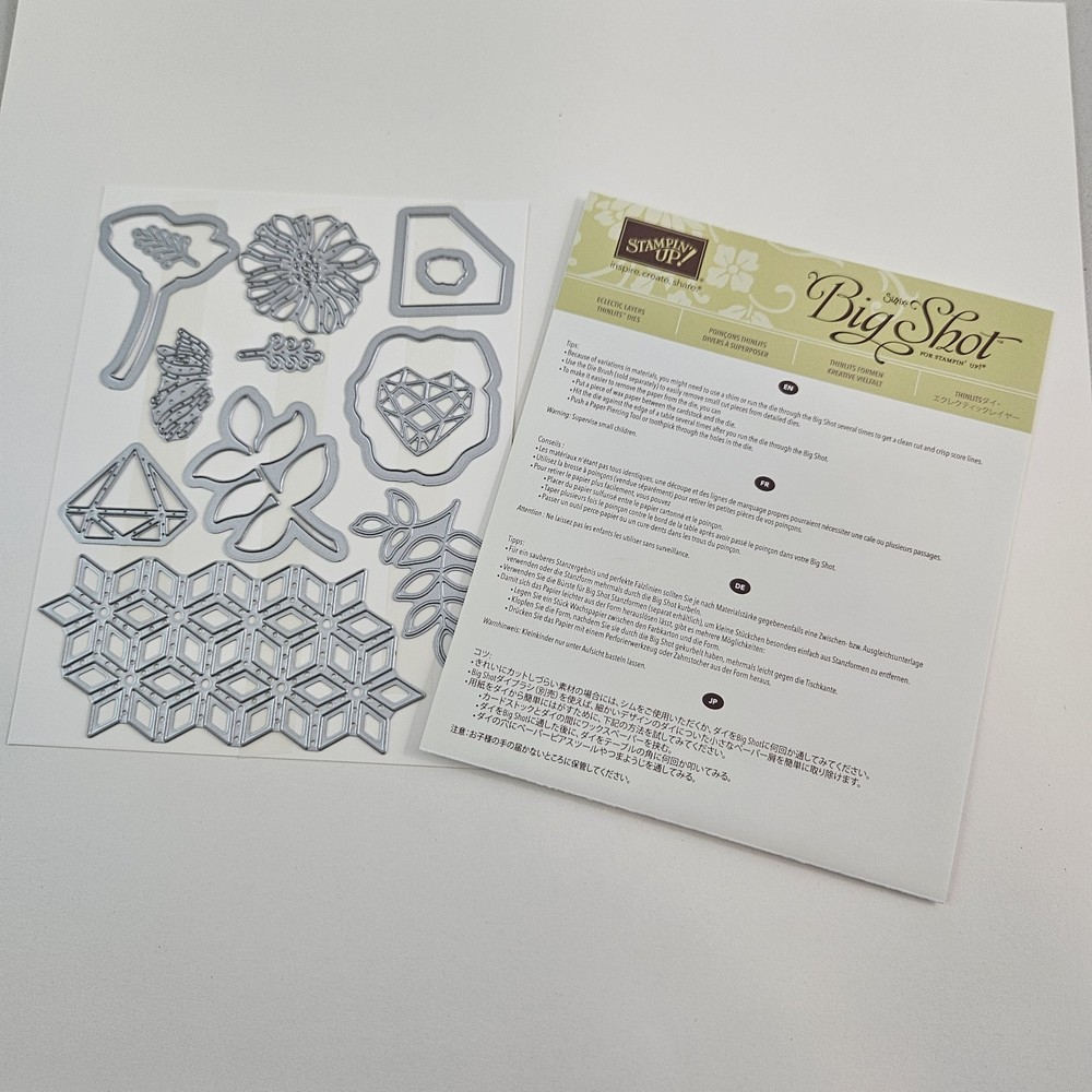 Stampin Up Big Shot Eclectic Layers Thinlits Dies
