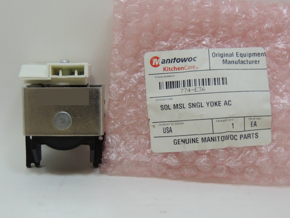 MULTIPLEX 774-E36 SOL MSL SNGL YOKE AC Solenoid Assembly with Switch