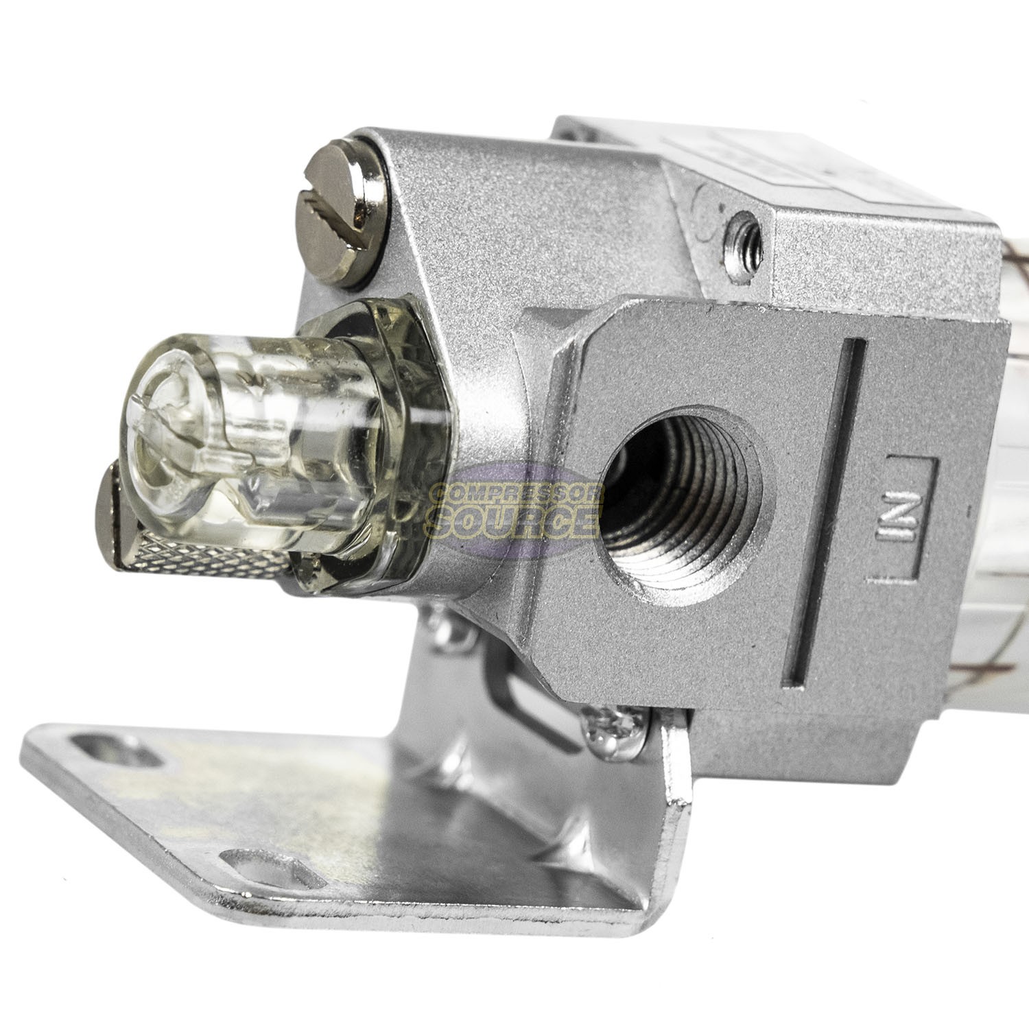 1/4" Mini Inline Lubricator for Air Compressor Tools Oiler Oil Lubrication L2000