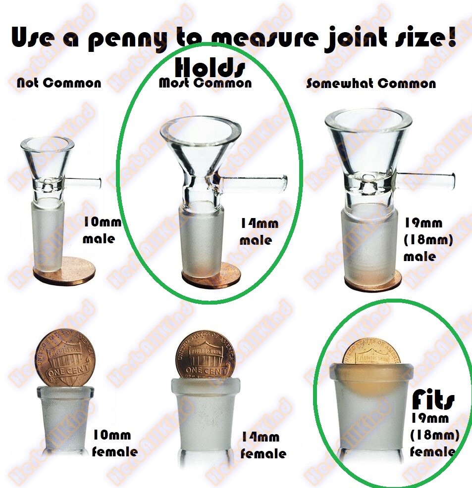 Mix & Match Premium Perc Designs Glass Downstem Reducing 19mm / 18mm to 14mm