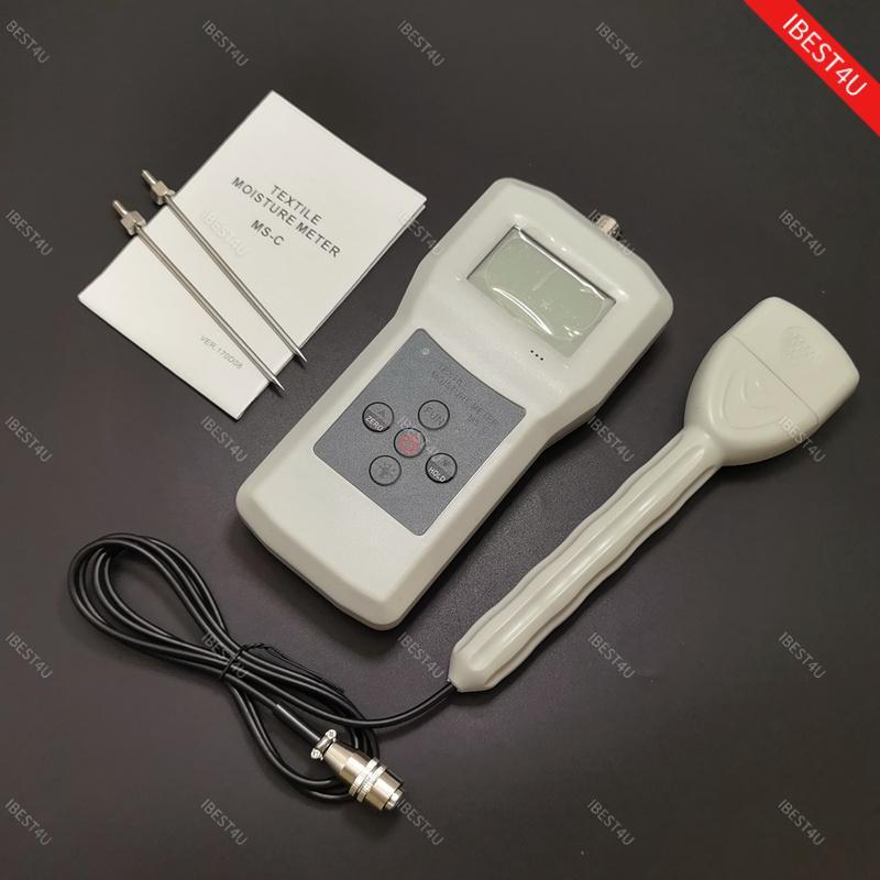 Textile Moisture Meter Analyzer Tester For Cloth Yarm Wool Moisture Measurement