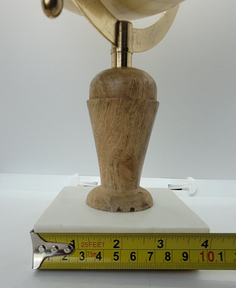 Vintage Earth Globe World Rotating Sm Desk