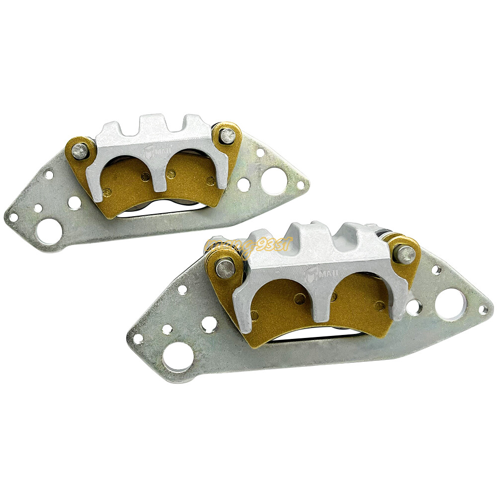 Front Left Right Brake Calipers W/Pads For Polaris Ranger 800/Crew/XP 2010-2015