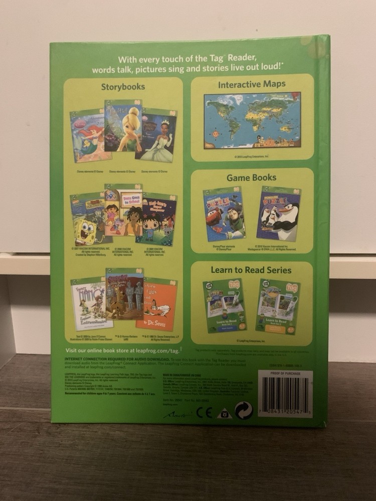 LeapFrog Tag Pen LeapReader book — Disney’s TANGLED