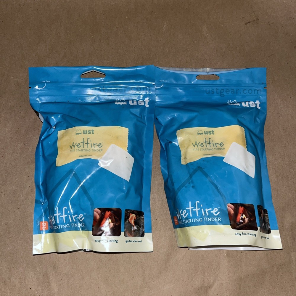 2 Pack Ust WetFire Fire Starting Tinder