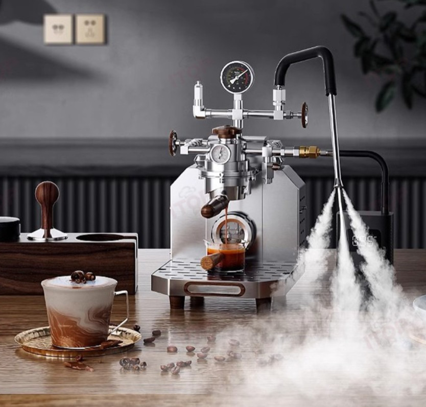 12 Bar Pneumatic Coffee Maker Espresso Making Variable Pressure With PID