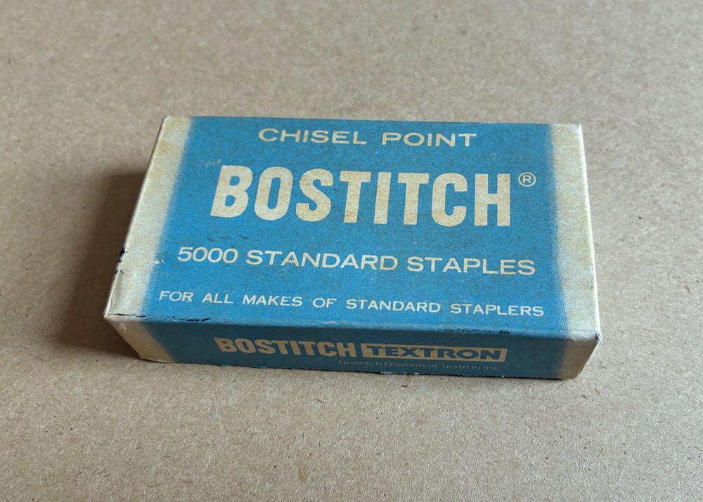 VINTAGE Bostitch Chisel Point 5000 Standard Staples