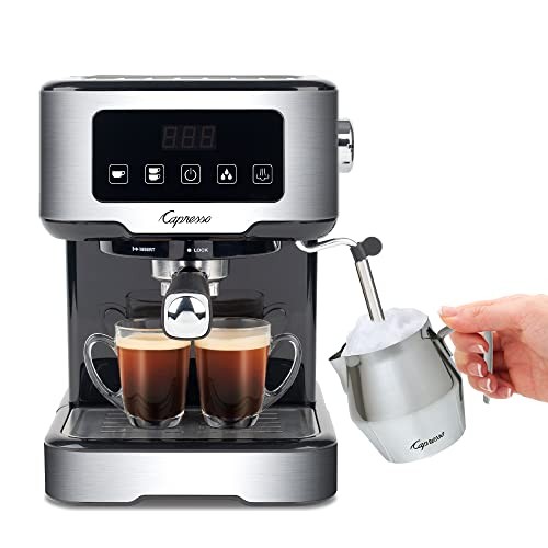 Café TS Touchscreen Espresso Machine, 50 ounces Silver