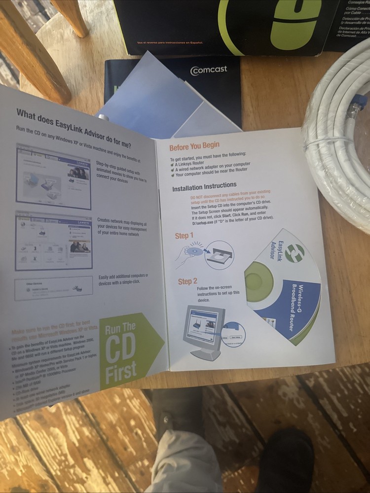 COMCAST HIGH-SPEED INTERNET SELF-INSTALL KIT