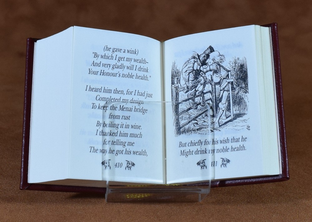 MINIATURE BOOK Lewis Carroll, Through the Looking-Glass