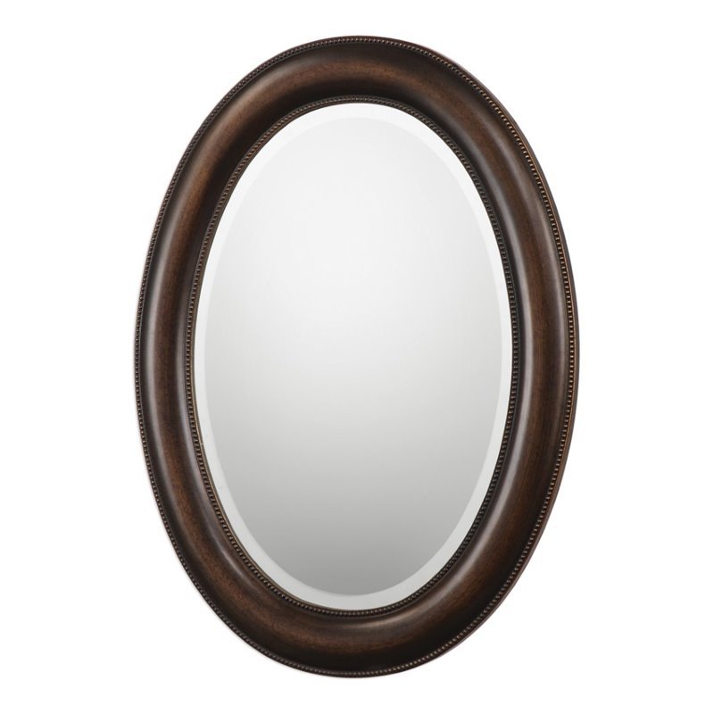 Bowery Hill Mandie Oval Mirror in Bronze