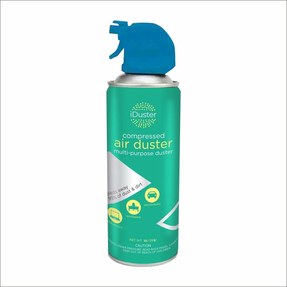 i-Duster Compressed Gas Duster CPU keybaord cleaner 3 pks