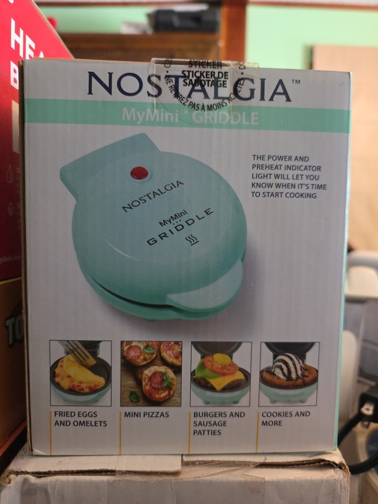 Nostalgia MyMini Griddle BB1 Teal A3