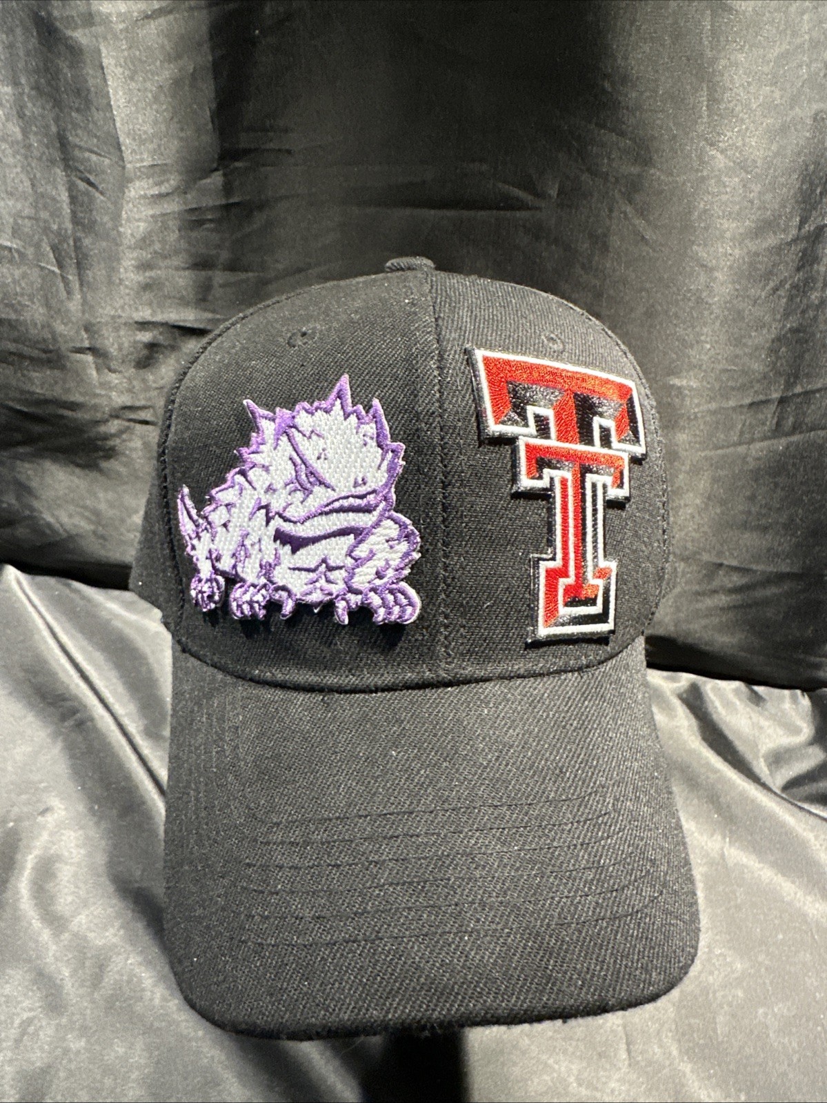 Tcu Frogs Vs Texas Tech Red Raiders House Divided NCAA Football Cap Hat West