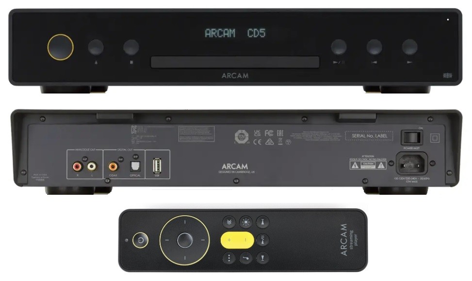 Arcam CD5 Compact Disc Player - Black - OB